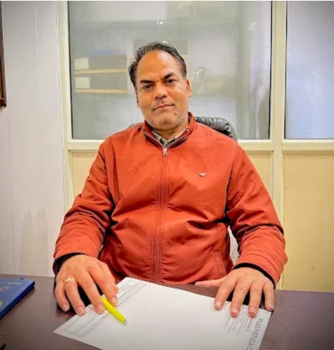Dr. Ashutosh Tripathi at his clinic